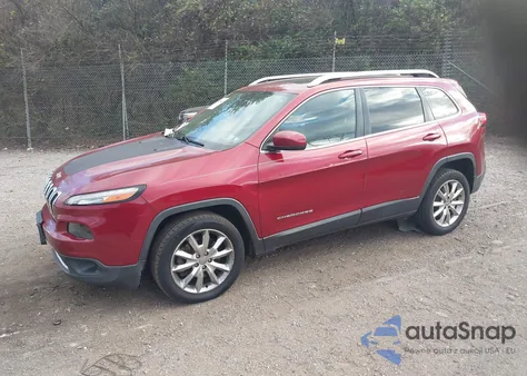 2015 Jeep Cherokee Limited z USA, uszkodzony, nr VIN 1C4PJLDS7FW572617